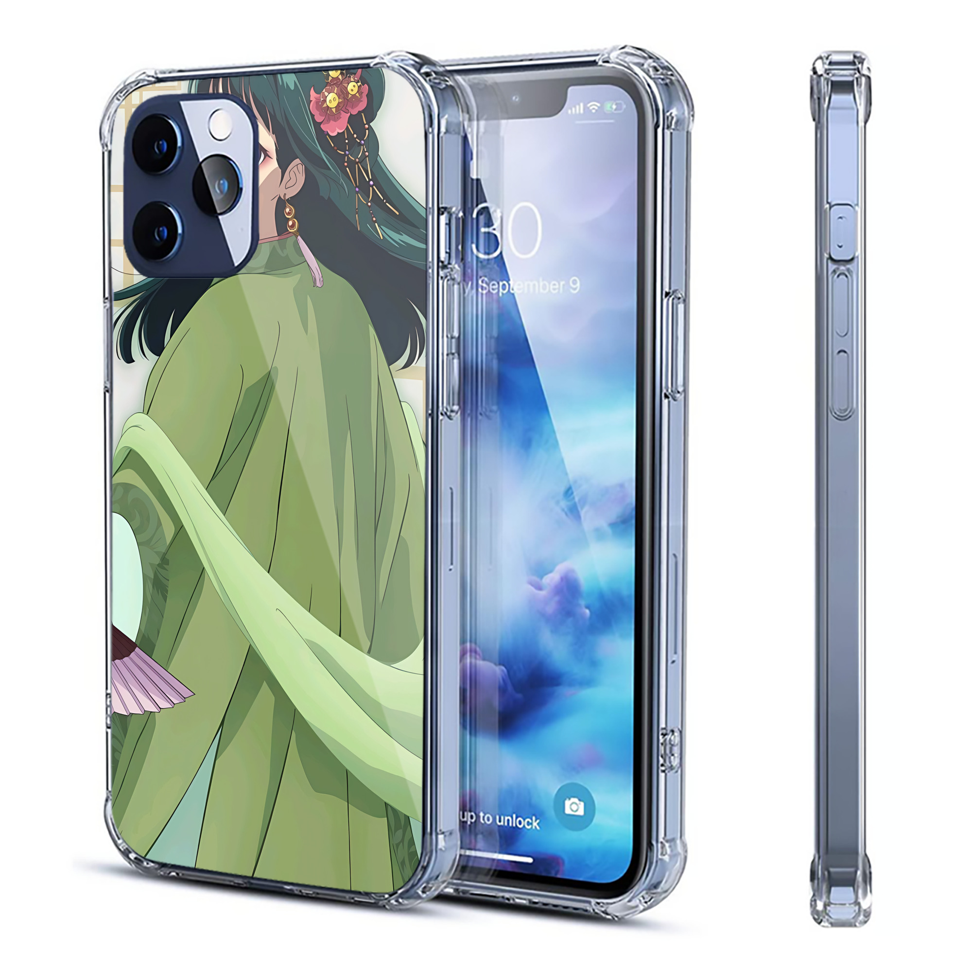 （画像用） 薬屋のひとりごと The Apothecary Diaries 【iPhone 12シリーズ対応】透明スマホケース（クリアソフトケース）